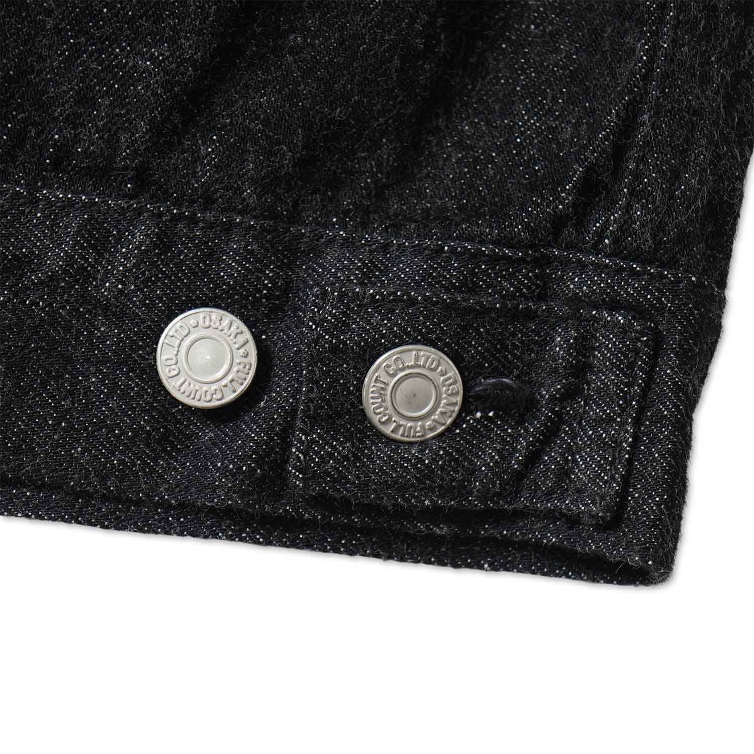 FULLCOUNT �ե륫����ȡ��ǥ˥� ���㥱�åȡ���Type 2 Black Denim Jacket (Super Smooth)��  2102BKSS