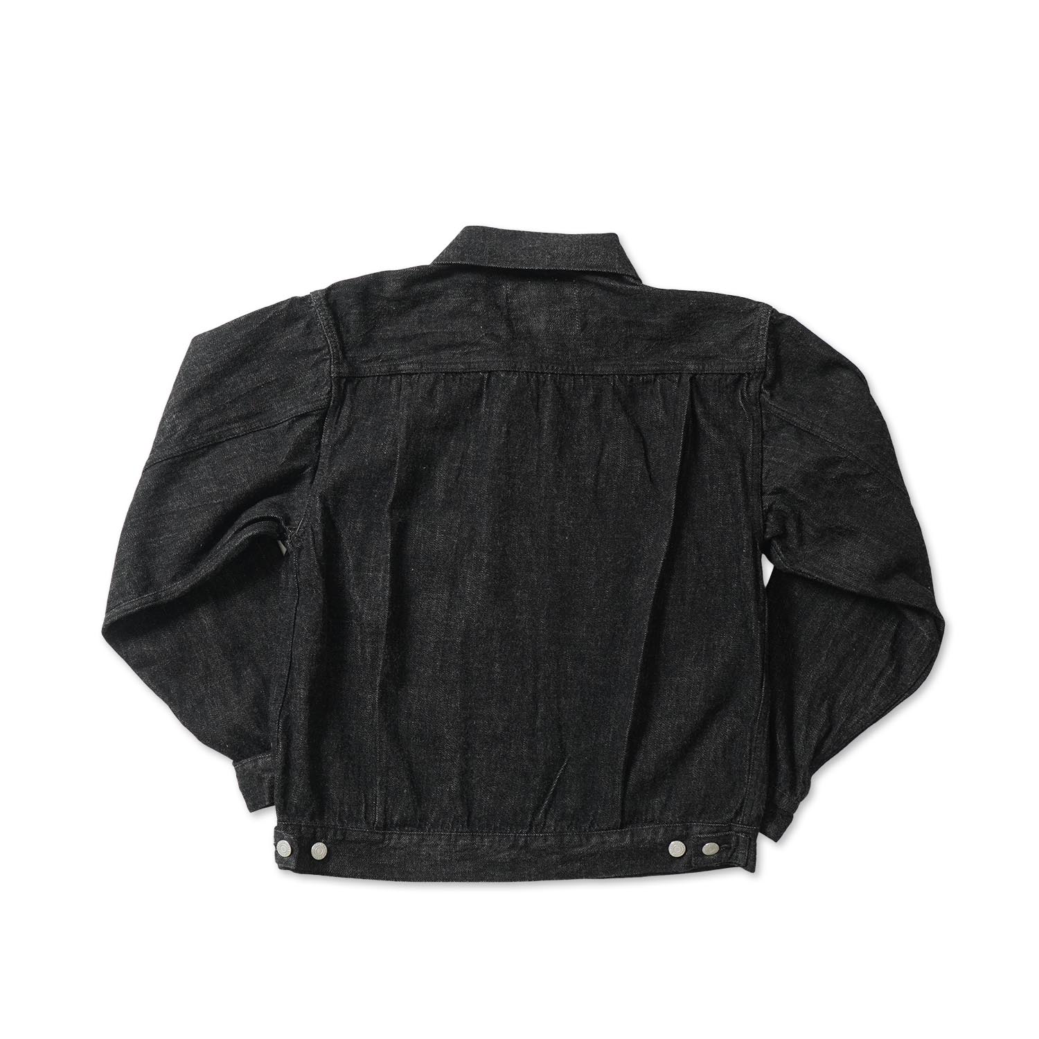 FULLCOUNT �ե륫����ȡ��ǥ˥� ���㥱�åȡ���Type 2 Black Denim Jacket (Super Smooth)��  2102BKSS