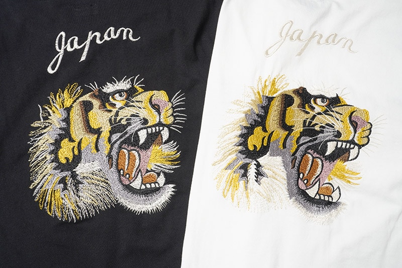 TAILOR TOYO �ơ��顼���� Ĺµ ����T����ġ�LONG SLEEVE SUKA T-SHIRT EMBROIDERED ��TIGER��  TT69649