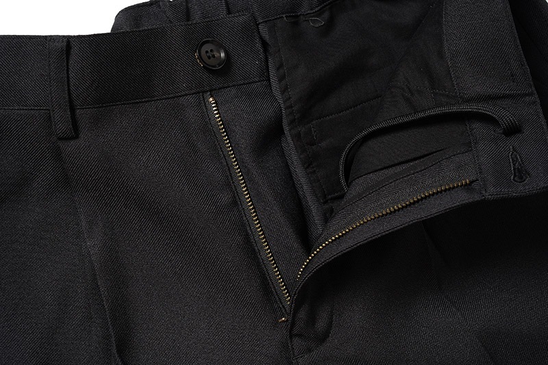 MR.OLIVE �ߥ��������꡼�� �ѥ�� "RETORO POLYESTER TWILL -EASY ONE PLEATS STA-PREST TAPERED PANTS" M-222120