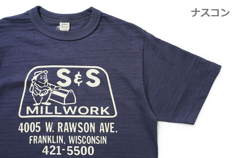 WAREHOUSE �������ϥ��� Ⱦµ T����� Lot 4601  "S&S"  4601-S&S (25SS)