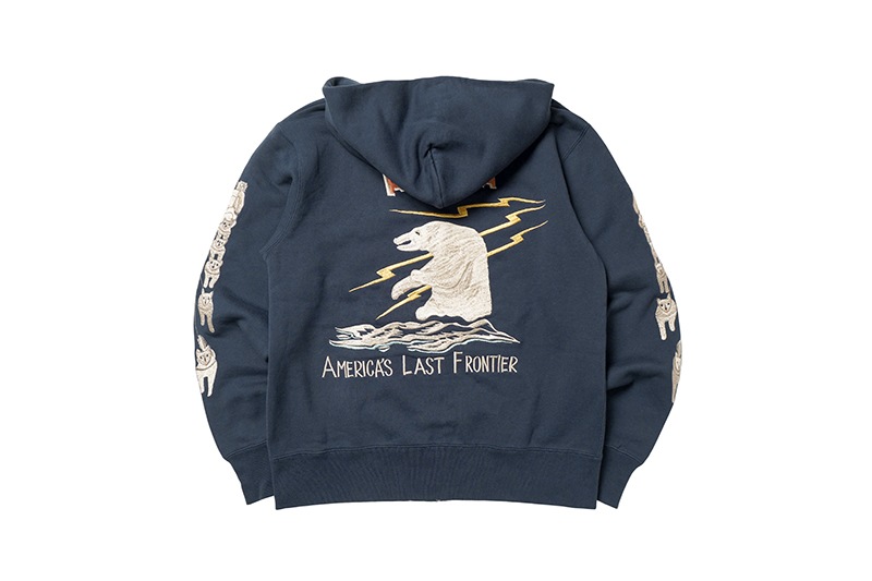 TAILOR TOYO �ơ��顼���� �������åץѡ�����  SUKA ZIP PARKA EMBROIDERED ��ALASKA��  TT69652