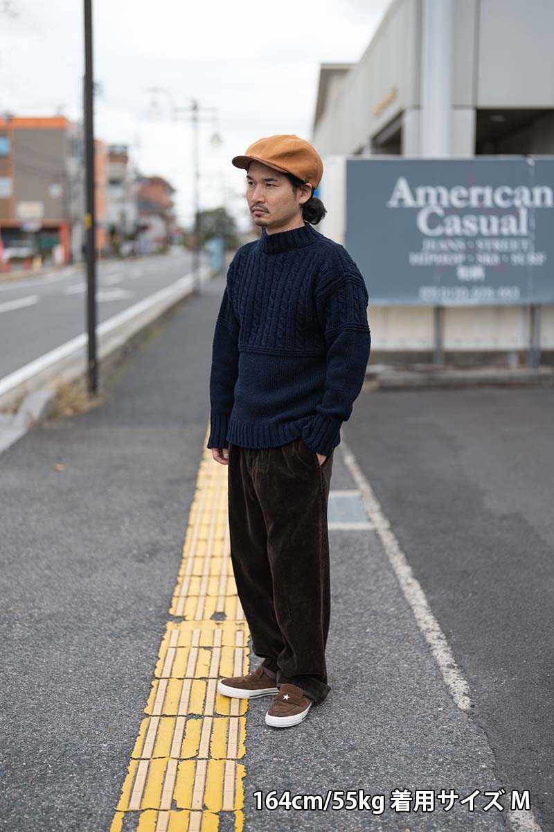 The 2 Monkeys �� �ġ���󥭡��� �˥å� ��������  ��Old Style Guernsey Sweater��  TM13853
