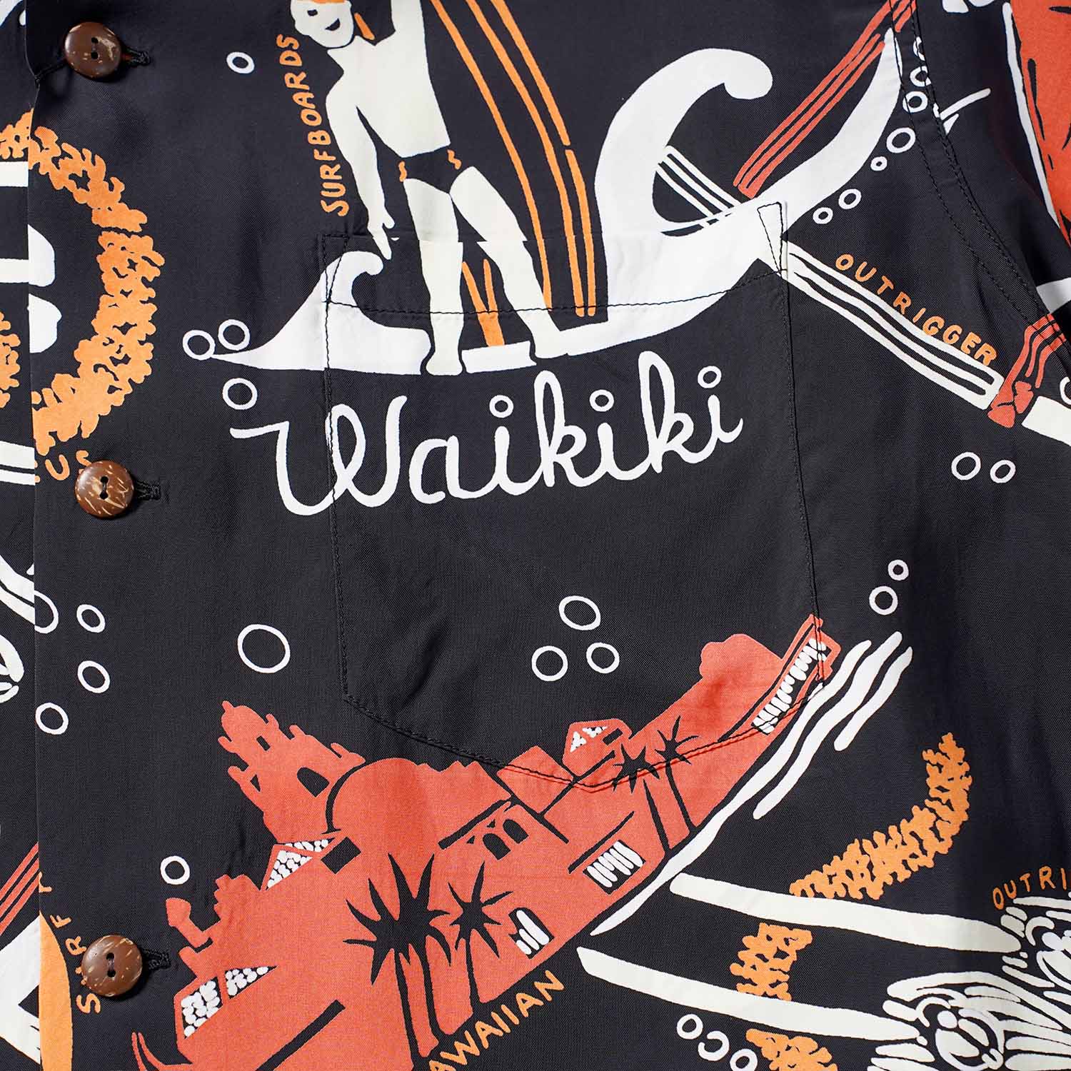 SUN SURF ���󥵡��� Ⱦµ �����ϥ���� KEONI OF HAWAII ��WAIKIKI SAND�� by JOHN MEIGS SS39741