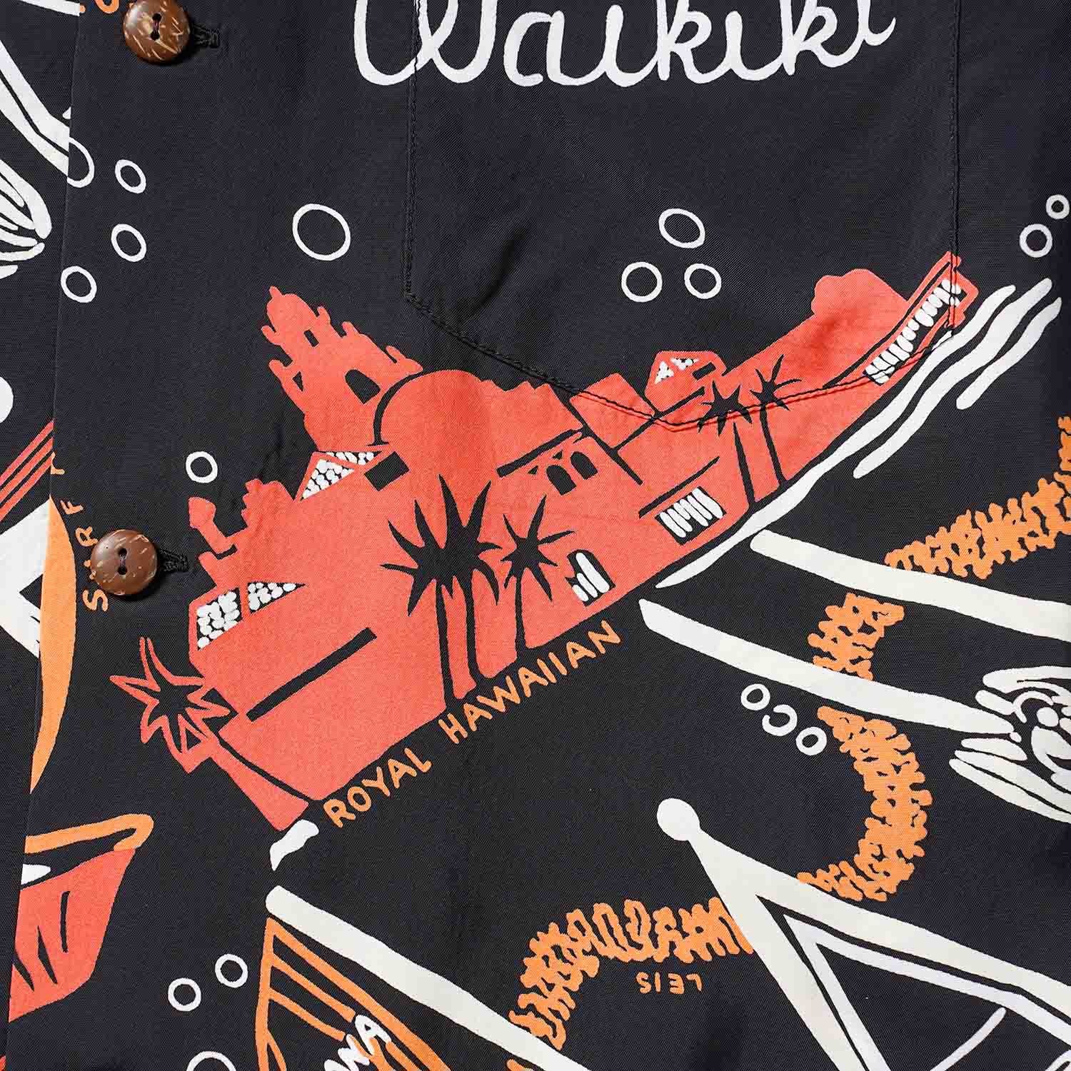SUN SURF ���󥵡��� Ⱦµ �����ϥ���� KEONI OF HAWAII ��WAIKIKI SAND�� by JOHN MEIGS SS39741