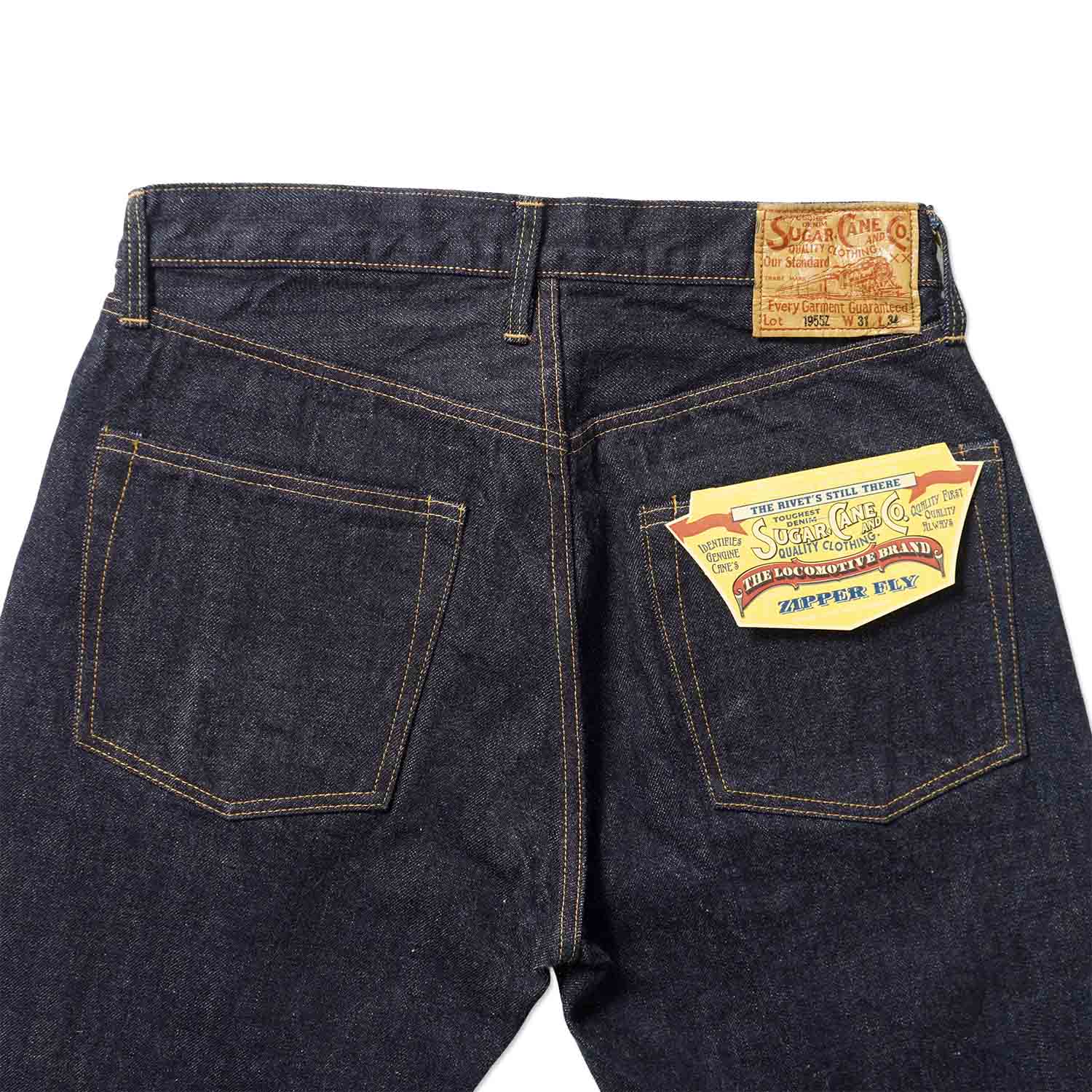 SUGAR CANE ���奬�������� �ѥ�� 14.25oz. DENIM ��1955Z MODEL�� ZIPPER FLY  SC42955A