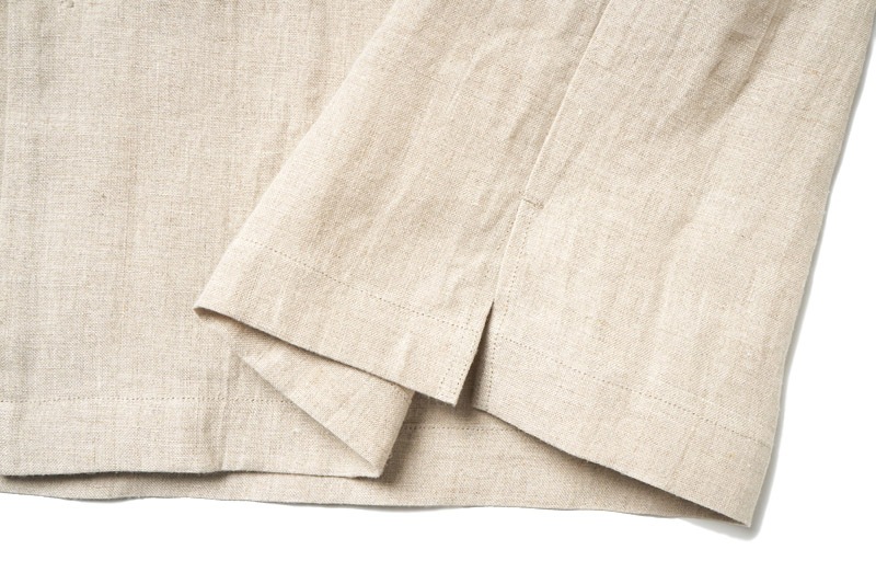 MR.OLIVE �ߥ��������꡼�� Ⱦµ ����� "FRENCH LINEN WASHABLE / OPEN COLLAR SHIRT" M251141