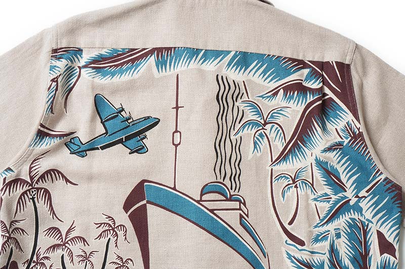 GLAD HAND åɥϥ Ⱦµ  "TROPICAL - S/S BACK PANEL SHIRTS" BYGH5113