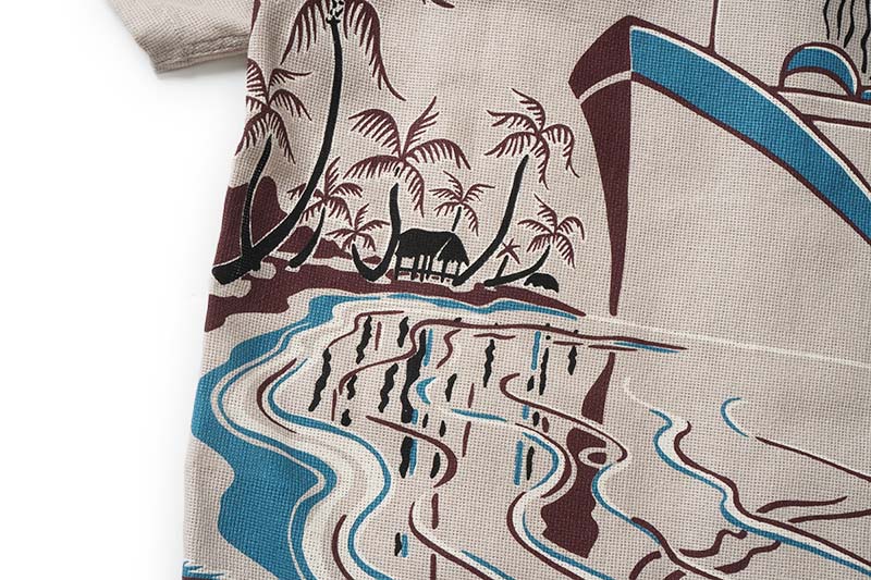 GLAD HAND åɥϥ Ⱦµ  "TROPICAL - S/S BACK PANEL SHIRTS" BYGH5113
