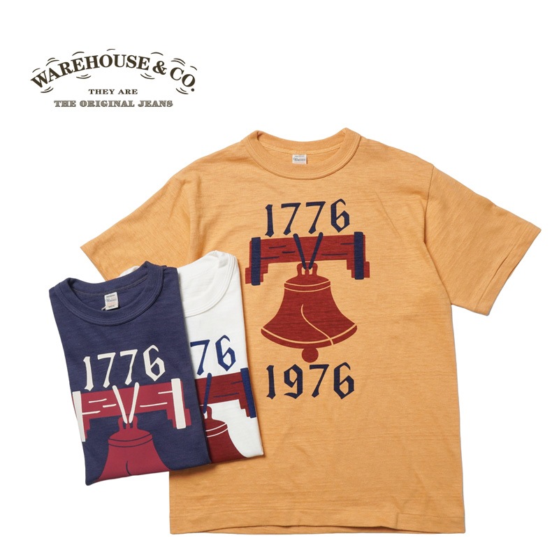 WAREHOUSE �������ϥ��� Ⱦµ T����� Lot 4601 "1776-1976"  4601-1776-1976(25S)