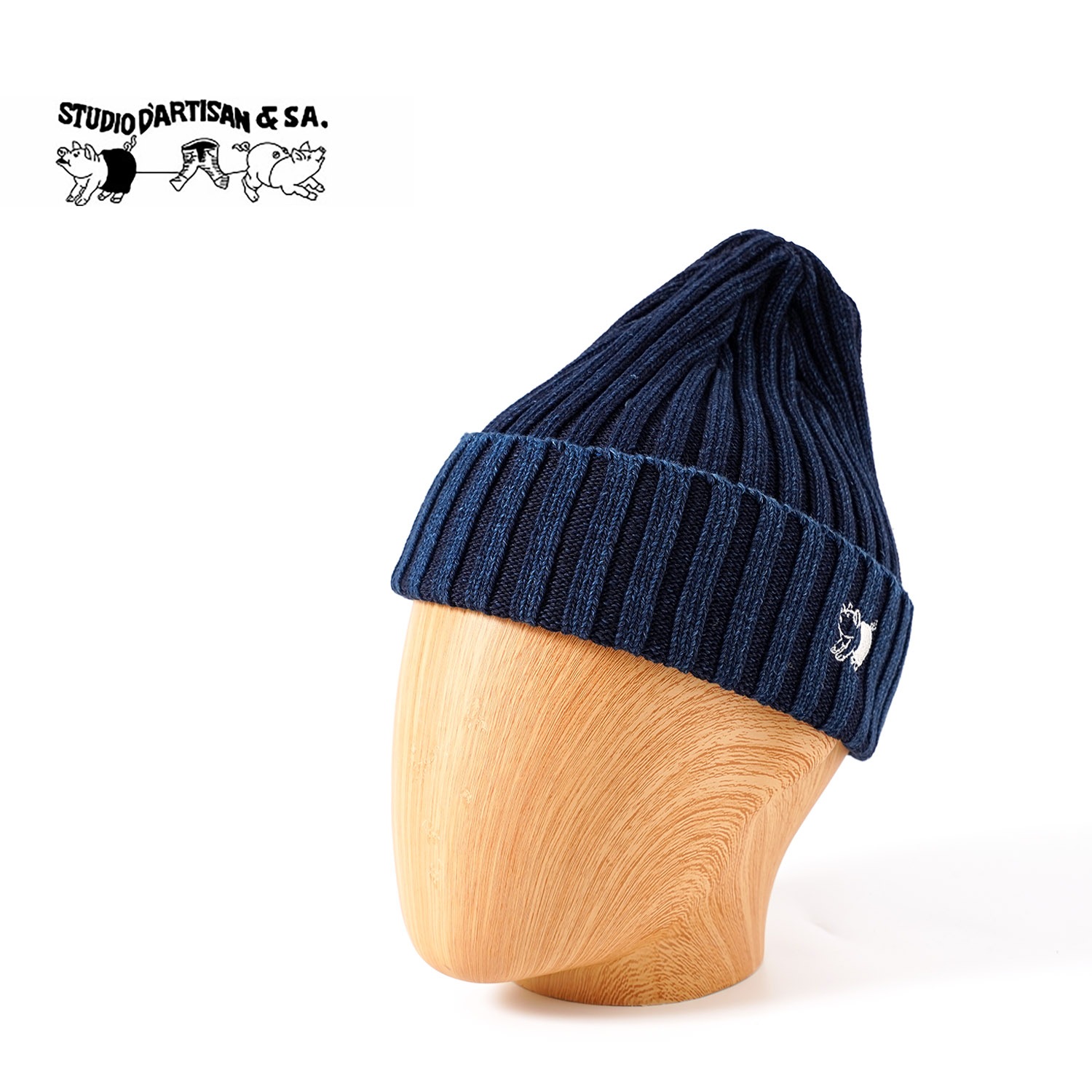 STUDIO D'ARTISAN ���ƥ�ǥ�������������󡡥���åס�"Indigo Knit Cap"��7481