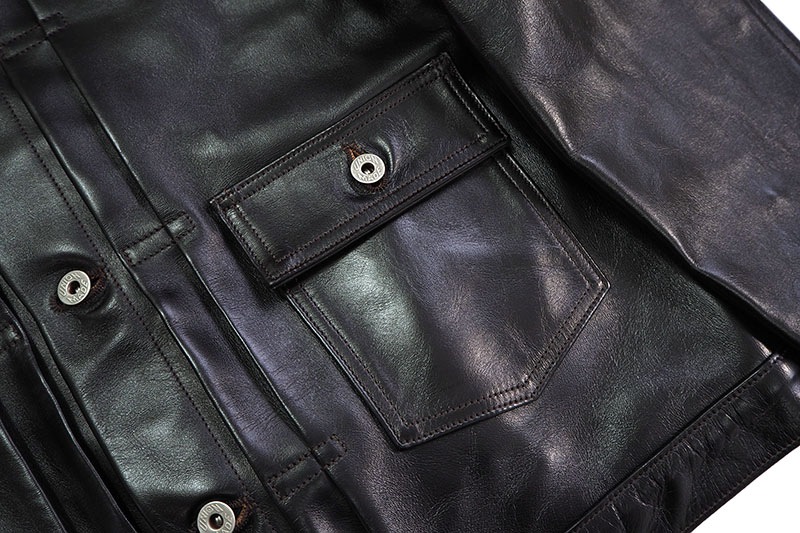 DOUBLE HELIX ���֥�إ�å��� �쥶�����㥱�å� "The Rider Vintage Black" WM0601