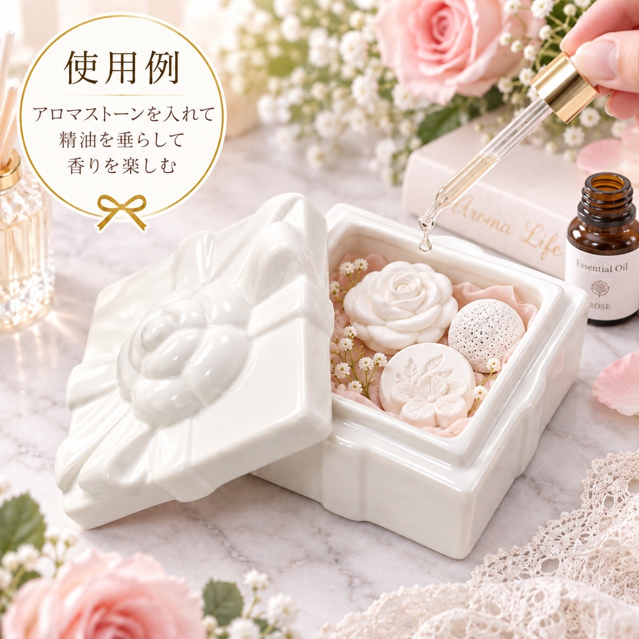 �򼧡�✦ Rose & Ribbon Gift Box ✦��