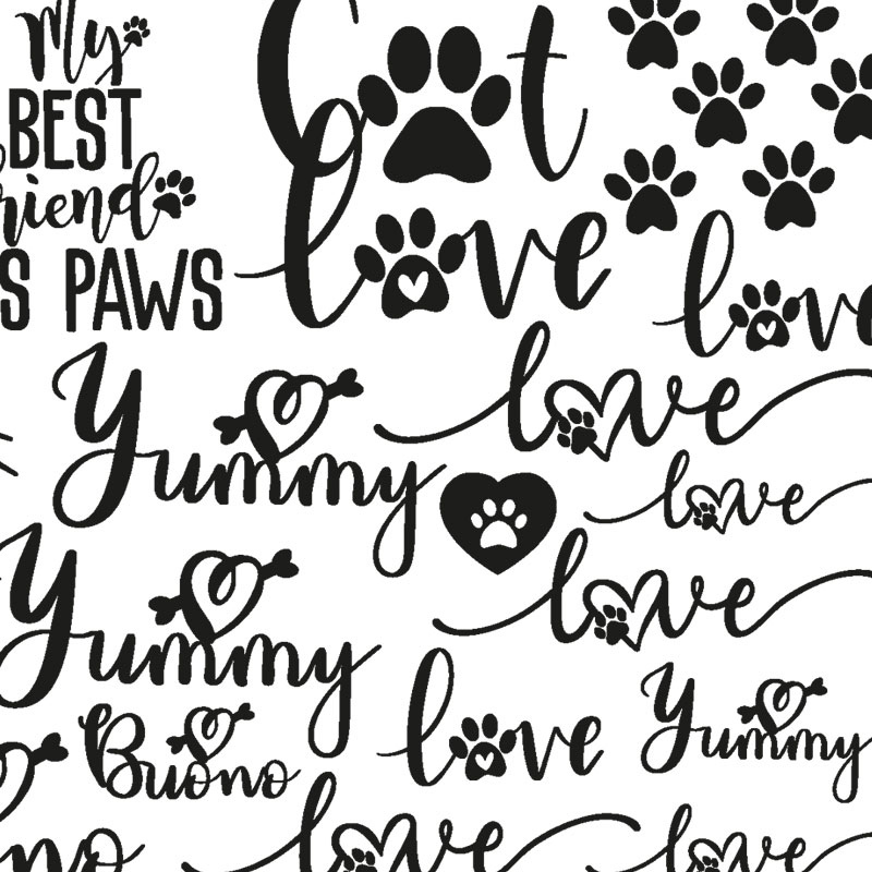 ž�̻� ��Dog&Cat Word-�ɥå�&����åȥ�ɡ� A4