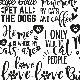 ž�̻� ��Dog&Cat Word-�ɥå�&����åȥ�ɡ� A4