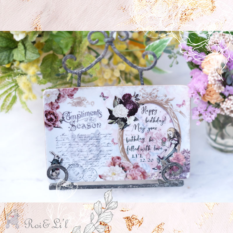 ž�̻� ��Alice letters-���ꥹ�쥿������ A3