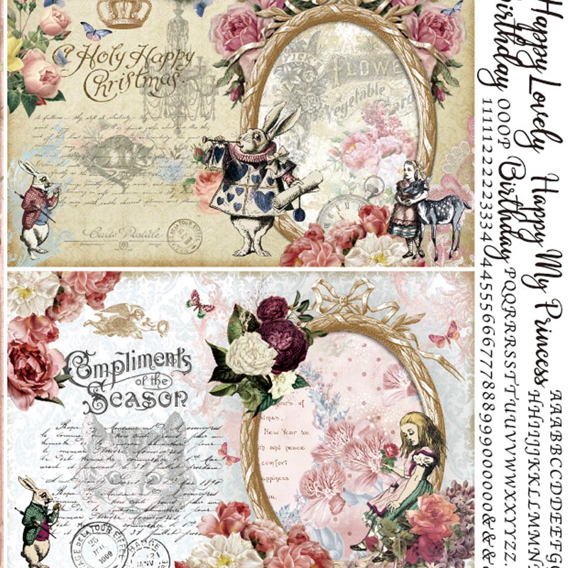 ž�̻� ��Alice letters-���ꥹ�쥿������ A3