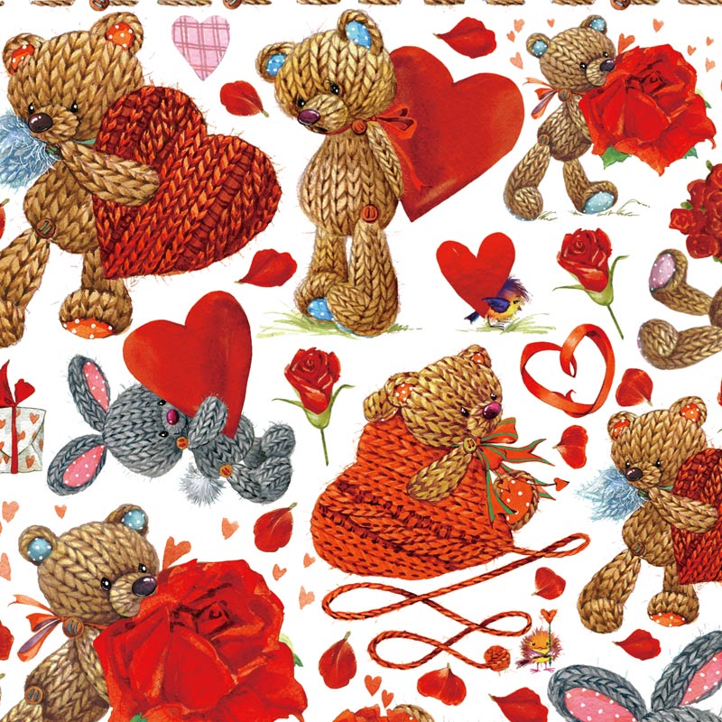 ž�̻� ��Knit teddy bear�� A4