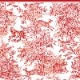 ž̻ Toile de Jouy Tigre/Red-ȥɥ奤/åɡA3