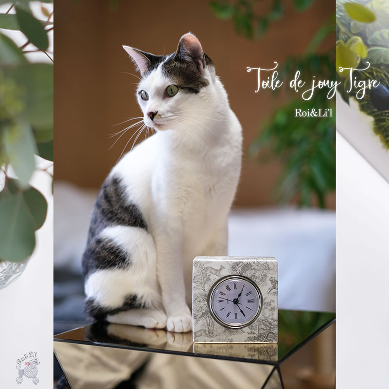 ž�̻� ��Toile de Jouy Tigre/Gray-�ȥ��ɥ��奤��������/���졼��A3