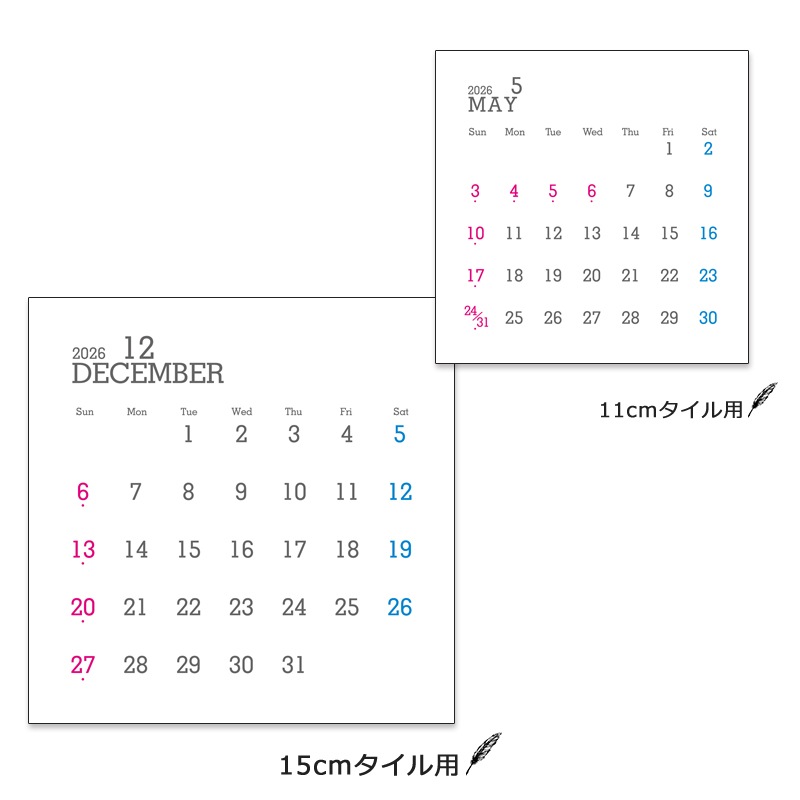 �إ�������2026ǯ�ǡ� 11cm��15cm�ѥ����륵������