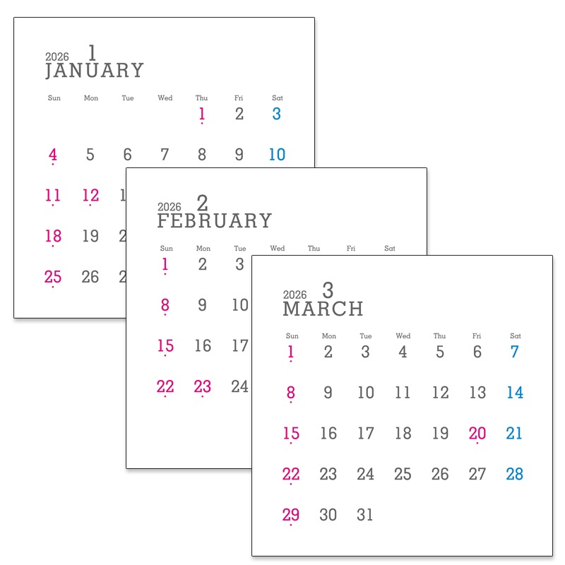 �إ�������2026ǯ�ǡ� 11cm��15cm�ѥ����륵������