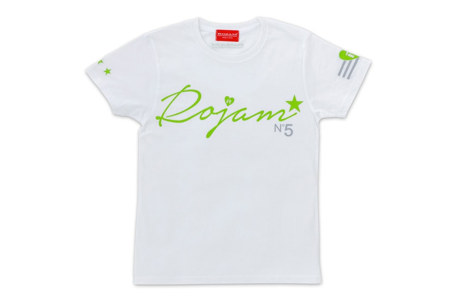 ROJAM Tシャツ “ホワイト” ユニセックスモデル