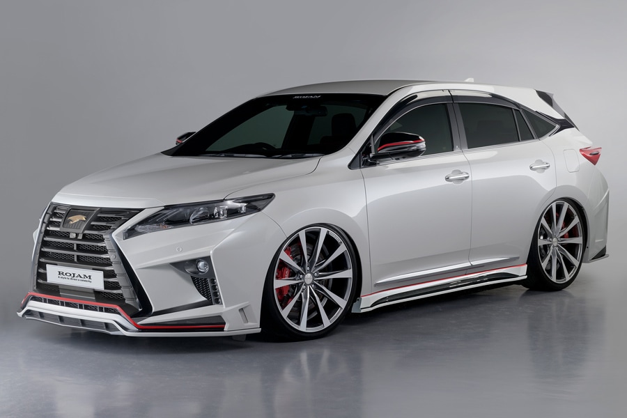 ROJAM IRT GENIK ハリアー 60系 前期 フロントバンパー Ver.1・リアバンパー LEDVer.セット PCS/DRCC対応アタッチメント付属