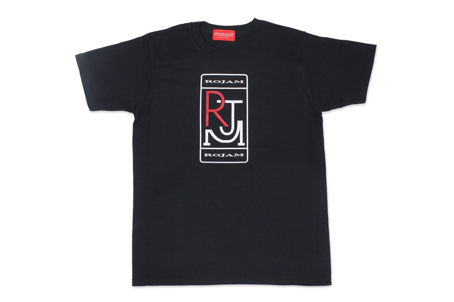 ROJAM Tシャツ  “ブラック” ユニセックスモデル