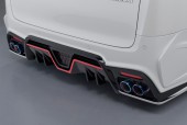 アルファード 30系 ROJAM IRT GENIK 対応 DTMエキゾーストシステム 4本出しマフラー 真円90Φ カーボン