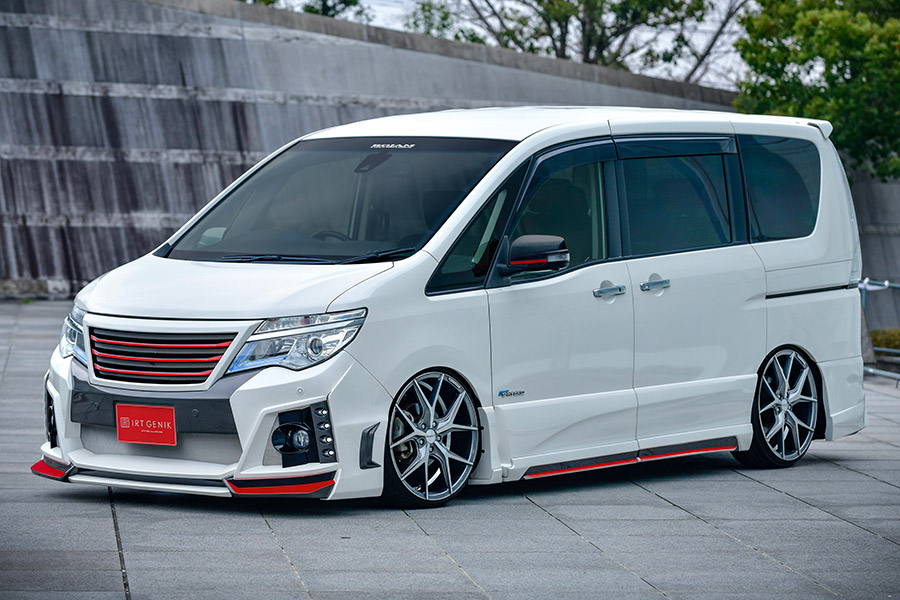 ROJAM IRT GENIK セレナ C26 後期 フロントバンパー・サイド・リアバンパーセット