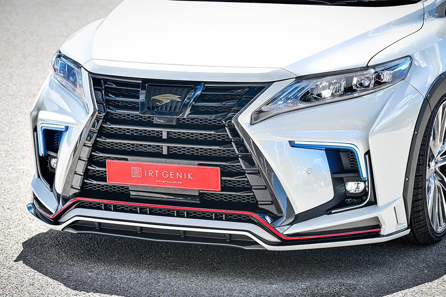 ROJAM IRT GENIK ハリアー 60系 前期 フロントバンパースポイラー Ver.2 PCS/DRCC対応アタッチメント付属