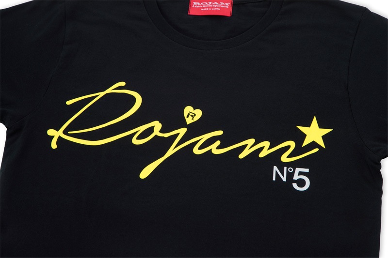 ROJAM Tシャツ  “ブラック” ユニセックスモデル