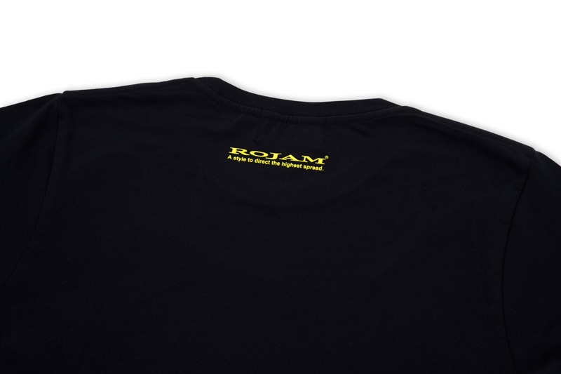 ROJAM Tシャツ  “ブラック” ユニセックスモデル