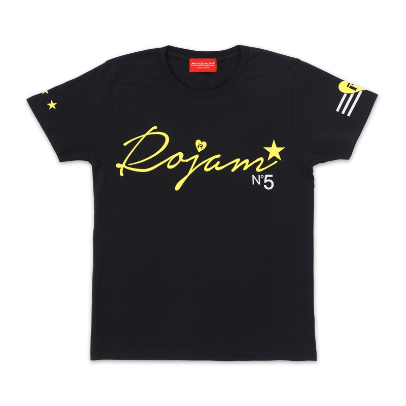 ROJAM Tシャツ  “ブラック” ユニセックスモデル