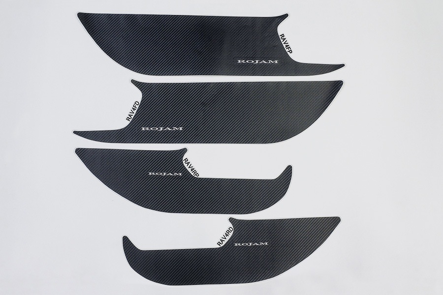 ROJAM カーボンデカール ドアパネルプロテクター 4点セット RAV4 50系用
