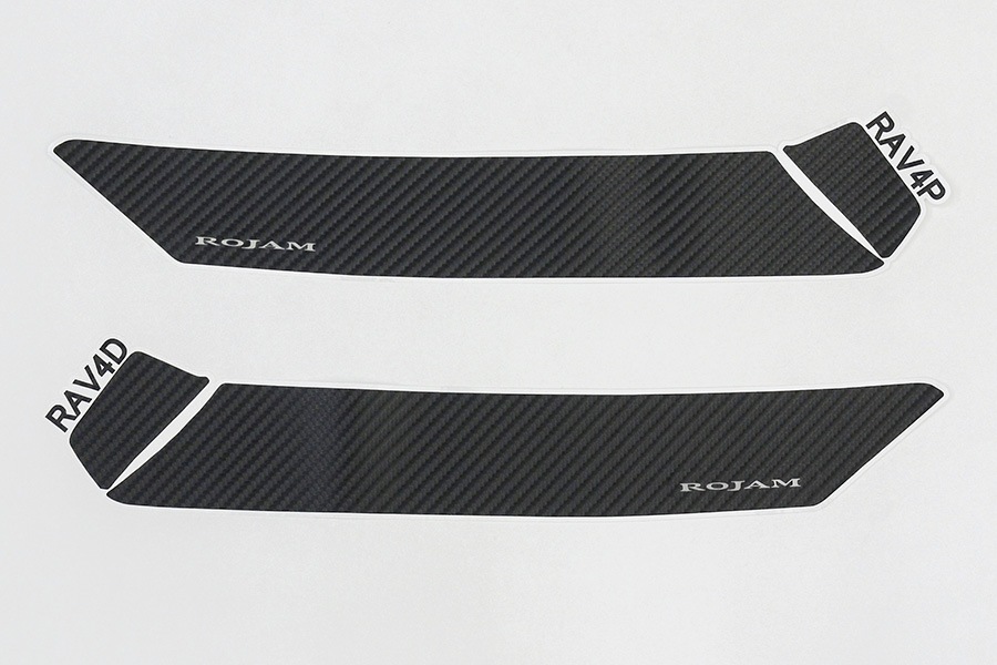 ROJAM カーボンデカール リアクォーターガーニッシュ 4点セット RAV4 50系用