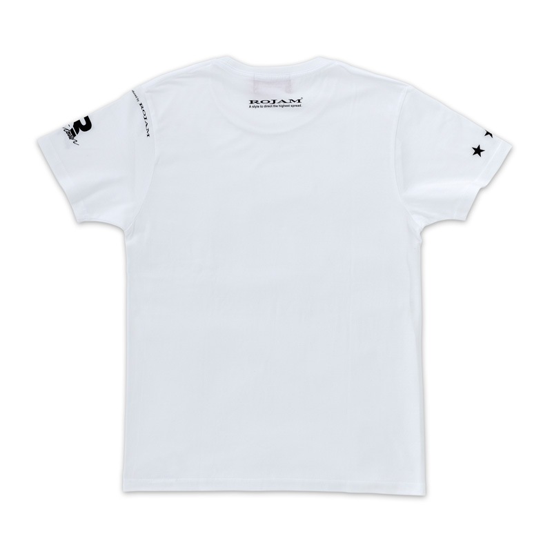 ROJAM Tシャツ  “ホワイト” ユニセックスモデル