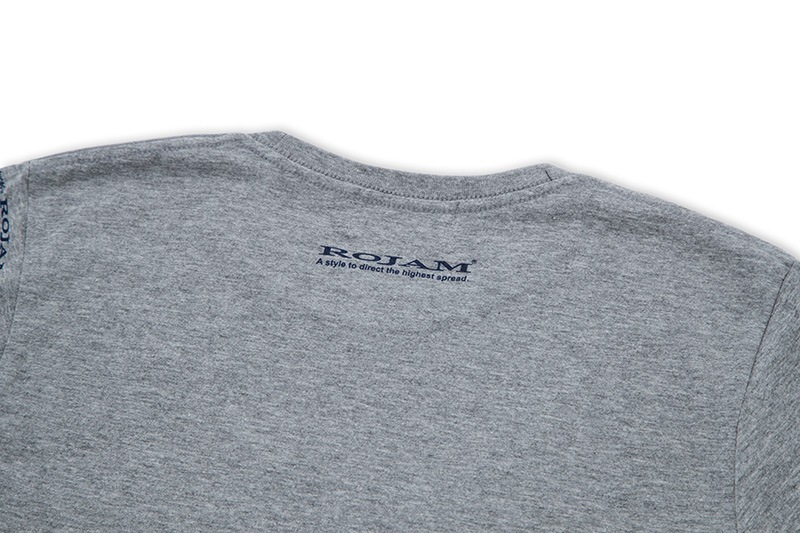 ROJAM Tシャツ  “グレー” ユニセックスモデル