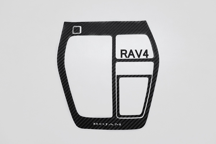 ROJAM カーボンデカール シフトパネル RAV4 50系用