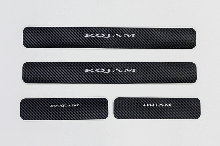 ROJAM カーボンデカール ドアステッププロテクター 4点セット RAV4 50系用
