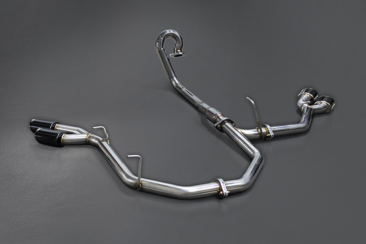 ランドクルーザー 250 2.7L 4WD ガソリン車 DTMサイドエキゾーストシステム 4本出しマフラー