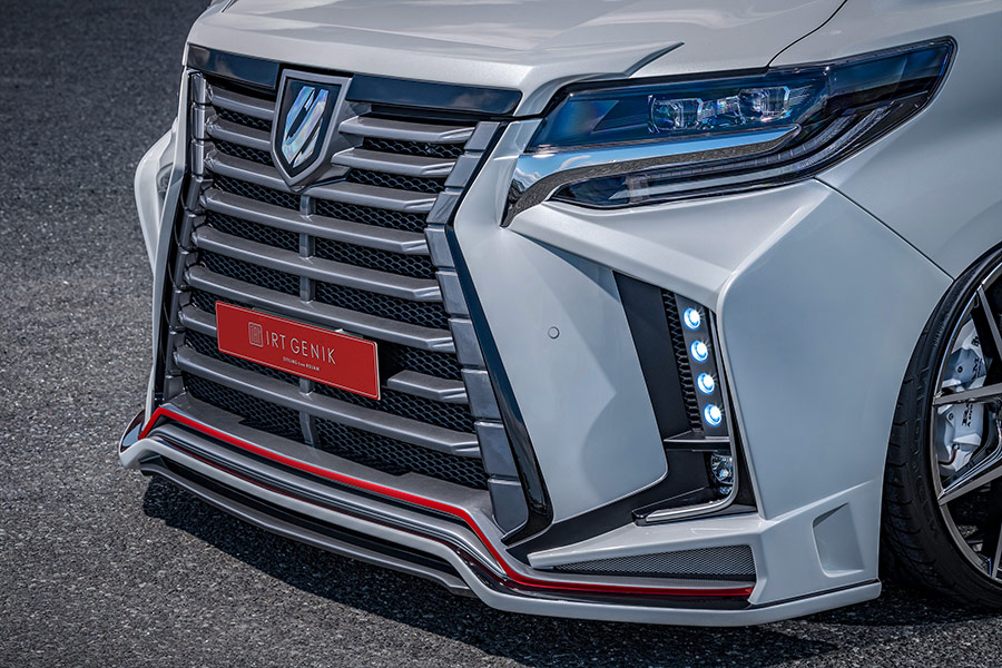 ROJAM IRT GENIK アルファード 30系 後期 フロントバンパー・リアバンパー LEDVer.セット