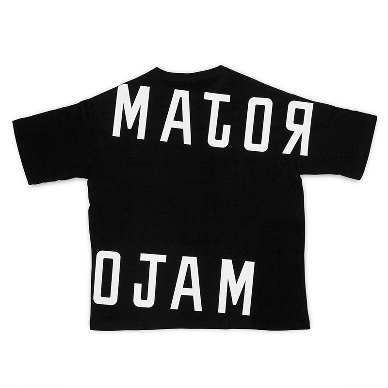 ROJAM ビッグシルエット Tシャツ  “ブラック” ユニセックスモデル