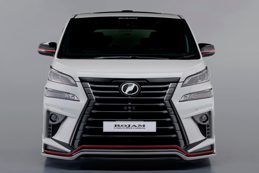 ROJAM IRT GENIK ヴェルファイア 30系 前期 Z・ZA・ZR・Z-G・ZA-G・ZR-G・X・V・VL・ExecutiveLounge フロントバンパースポイラー LEDレスVer. PCS/DRCC対応アタッチメント付属