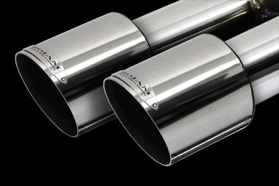 アルファード 30系 ROJAM IRT GENIK 対応 DTMエキゾーストシステム 4本出しマフラー 真円90Φ ミラーフィニッシュ