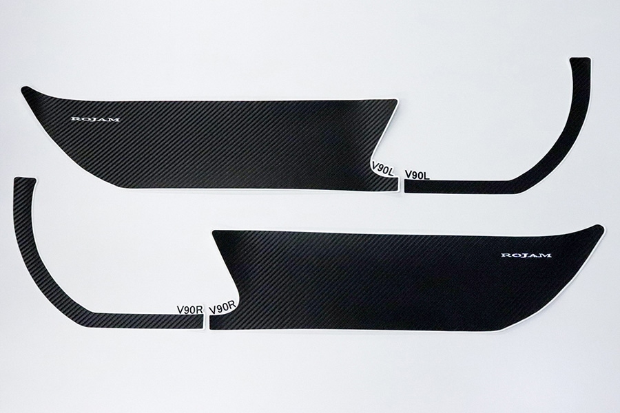 ROJAM カーボンデカール ドアパネルプロテクター 2点セット ヴォクシー・ノア 90系用