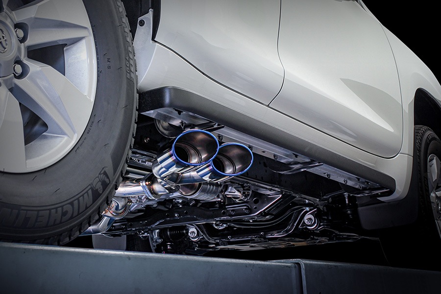 ランドクルーザー80サイドマフラー ランクル80ボルトオンサイド出しマフラー完成！ 今回も遠方