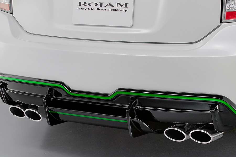プリウス 30系 ROJAM VERDE 対応 DTMエキゾーストシステム 4本出しマフラー