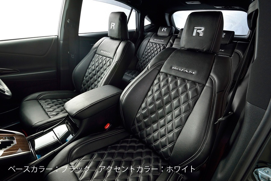 ROJAM シートカバー レザー×キルティングモデル 2列シート1台分セット CX-5用